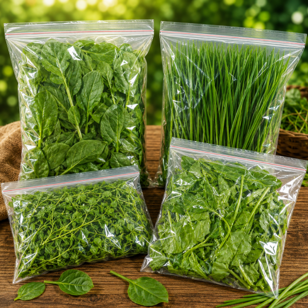 Fresh greens from LETACHIGURU